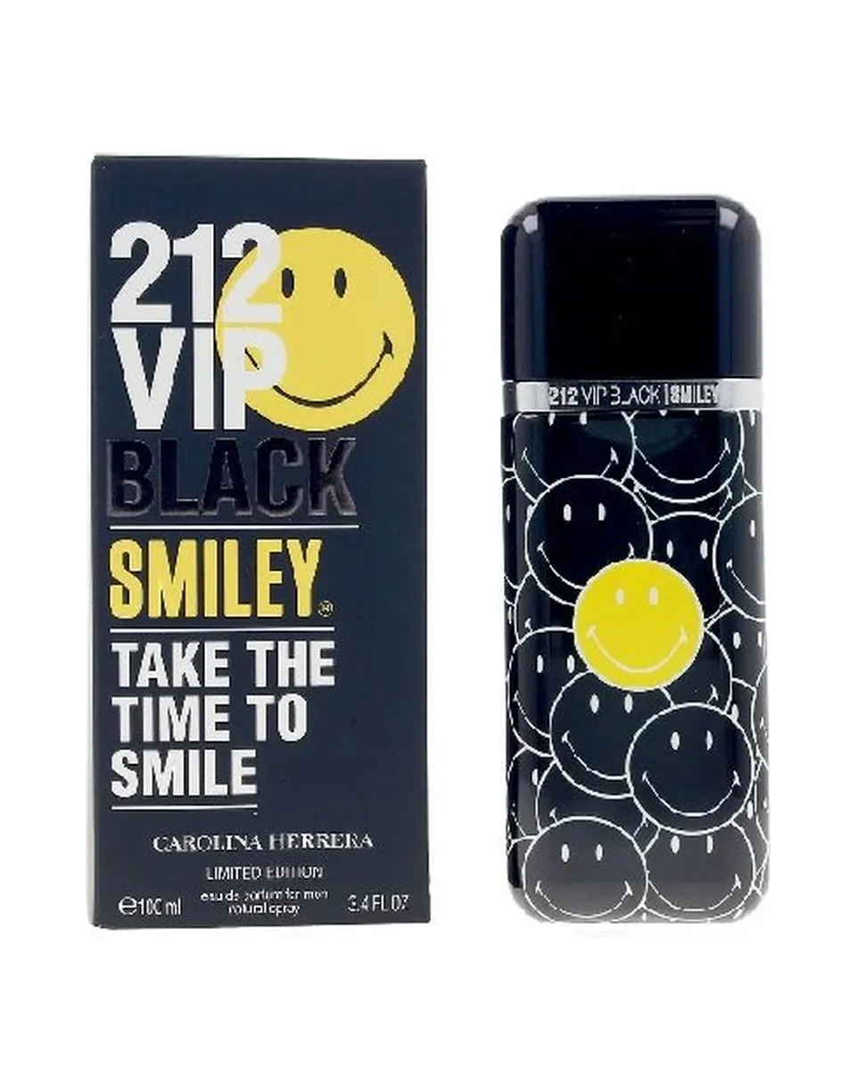 CAROLINA HERRERA 212 VIP BLACK SMILEY HOMBRE EDP 100ML