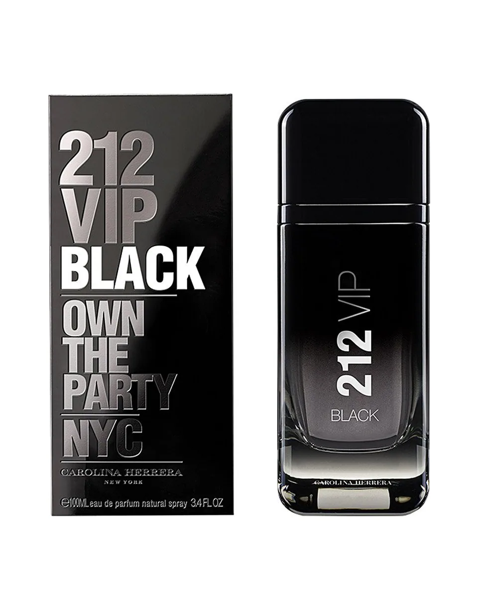 CAROLINA HERRERA 212 VIP BLACK HOMBRE EDP