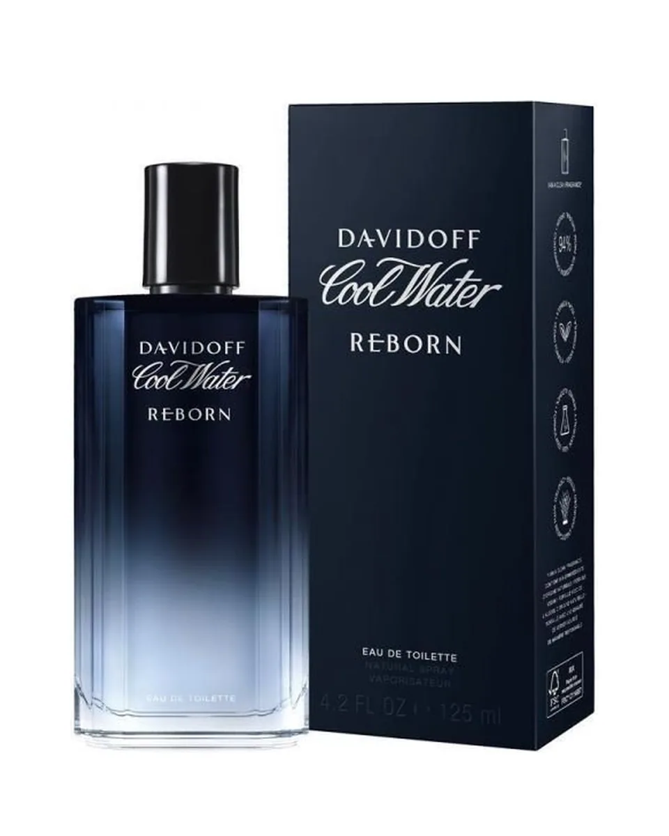 DAVIDOFF COOL WATER REBORNED HOMBRE EDT 125ML