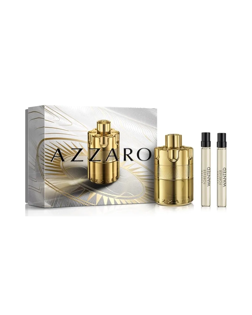 Estuche Azzaro The Most Wanted Forever Elixir Hombre Parfum 3Pz Perfume 100ml / Perfume Mini 10ml / Perfume Mini 10ml