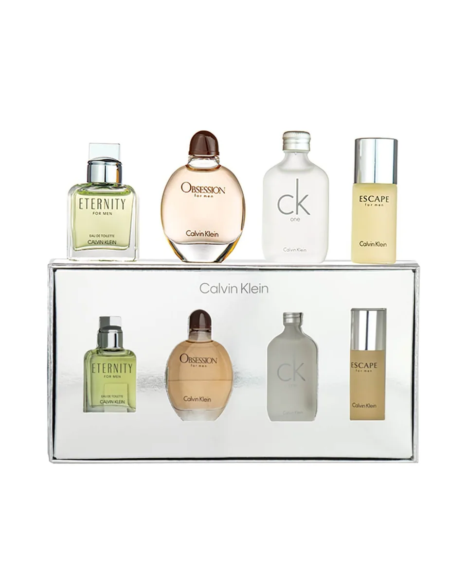 Estuche Calvin Klein Miniatura 4Pz Eternity + Ck One + Obession + Escape X 15ml C/U