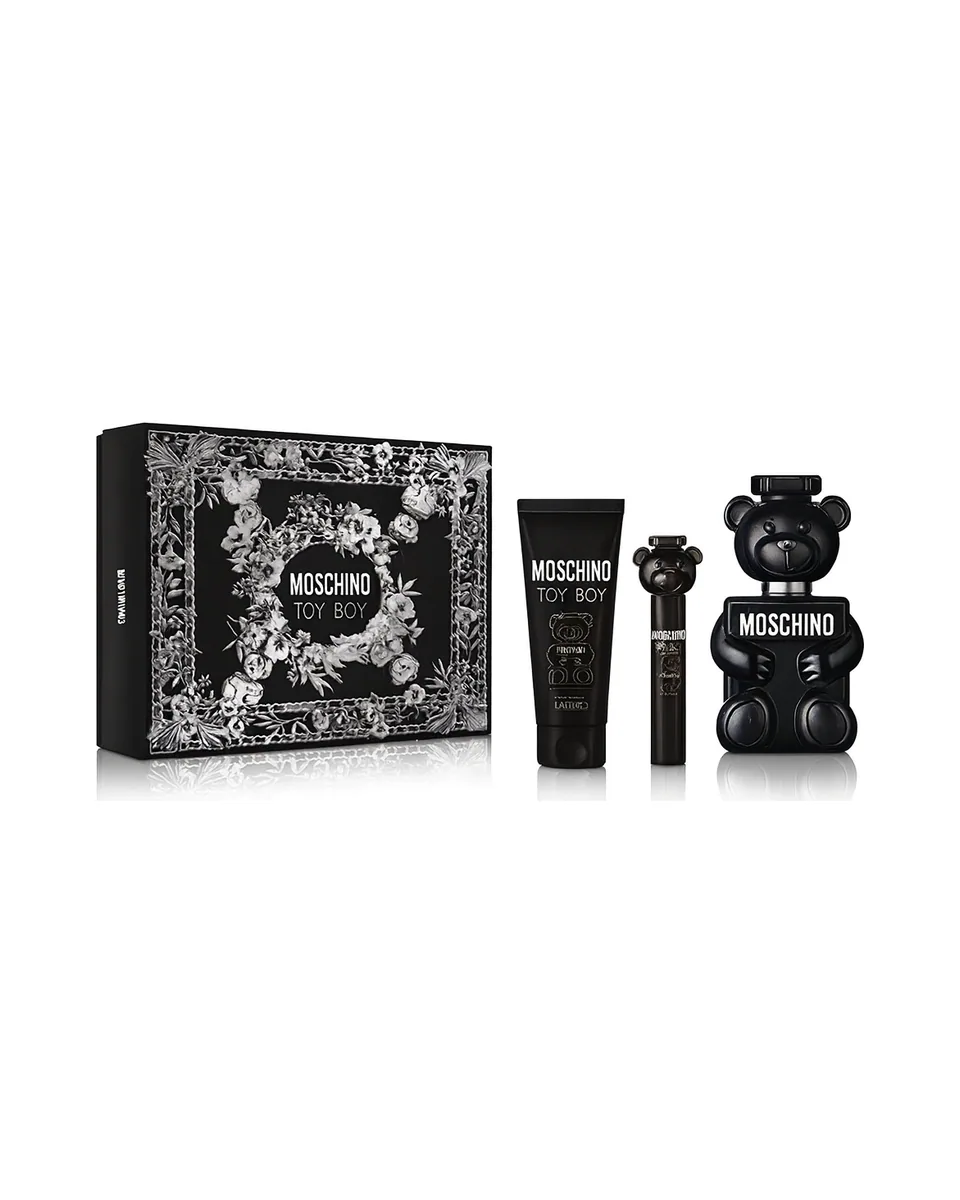 Estuche Moschino Toy Boy Hombre EDP 3Pz Perfume / Perfume Mini / Gel De Ducha