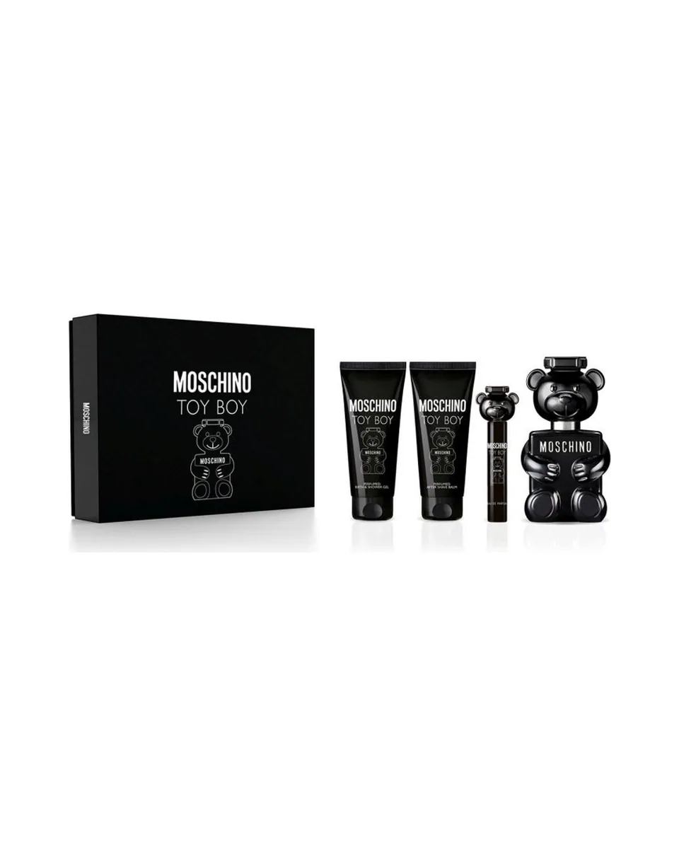 Estuche Moschino Toy Boy Hombre EDP 4Pz Perfume / Perfume Mini / Gel De Ducha / Afther Shave
