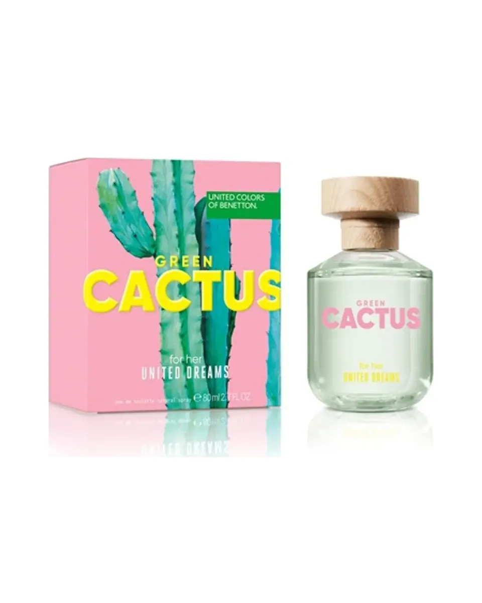 BENETTON GREEN CACTUS FOR HER MUJER EDT 80ML