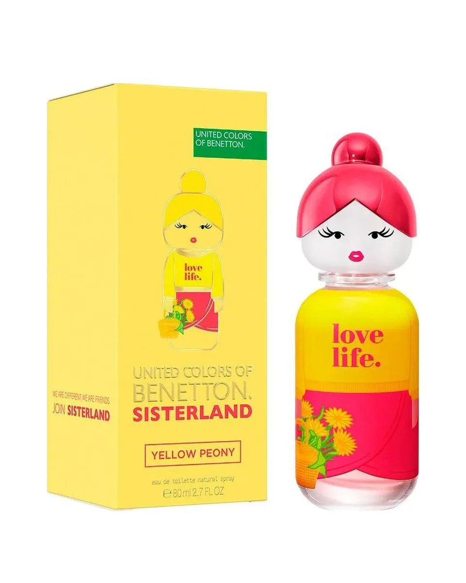 BENETTON SISTERLAND YELLOW PEONY MUJER EDT 80ML