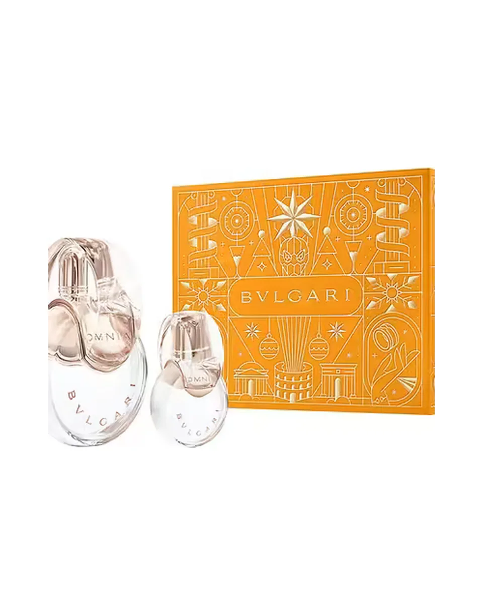 Estuche Bvlgari Omnia Crystalline EDT Mujer 2Pz Perfume 100ml / Mini Perfume 15ml