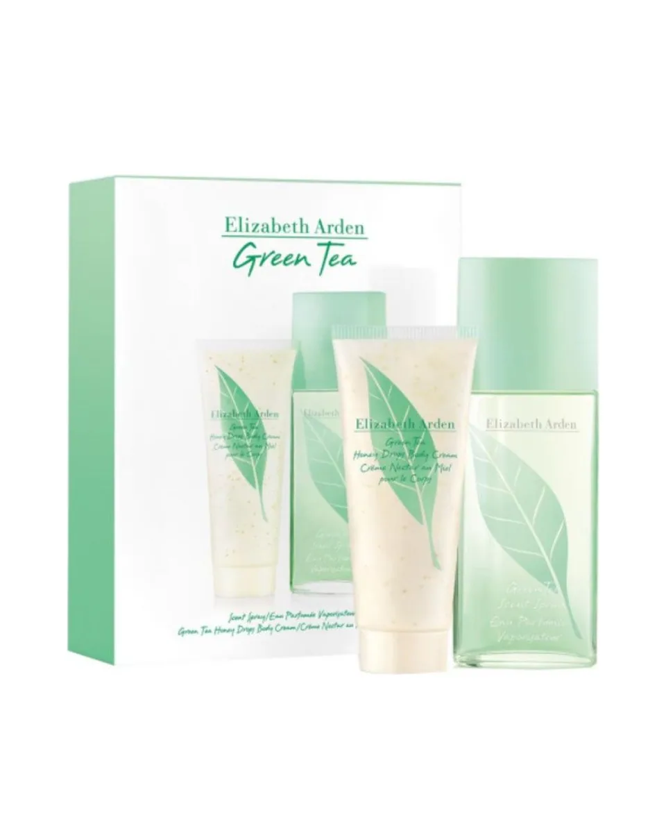 ESTUCHE ELIZABETH ARDEN GREEN TEA MUJER 2 PZS 100ML + CREMA