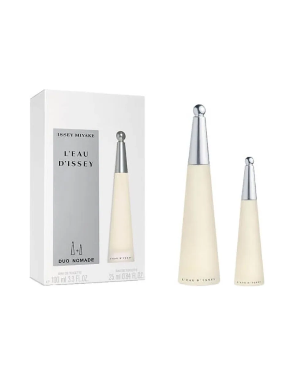 Estuche Issey Miyake Leau By Issey Mujer Mujer EDT 2Pz Perfume 100 ml / Perfume Mini 25 ml