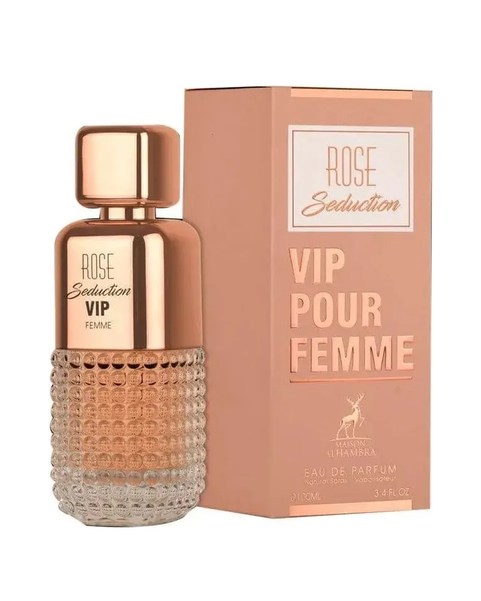 MAISON ALHAMBRA ROSE SEDUCTION VIP FEMME MUJER EDP 100ML