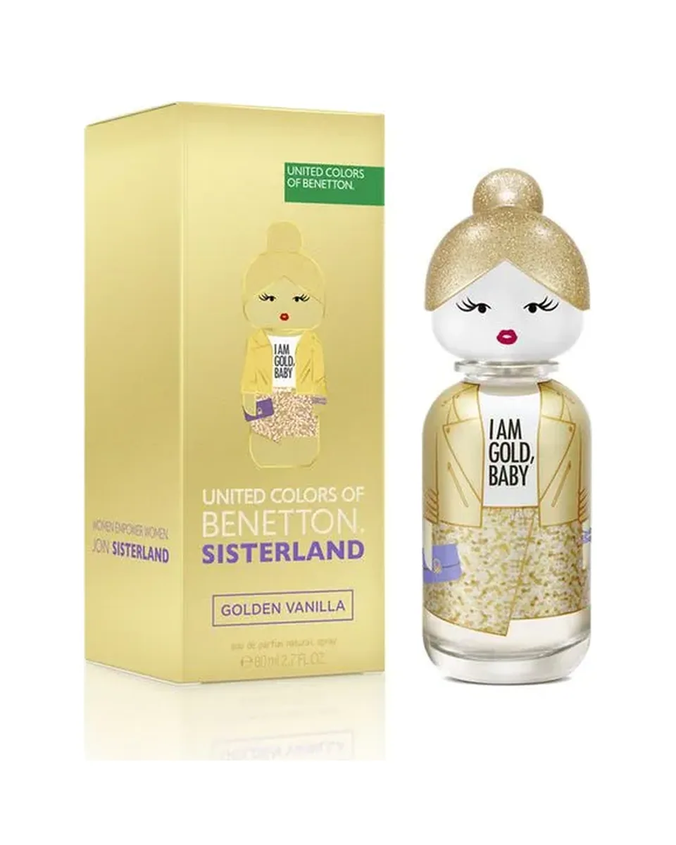 BENETTON SISTERLAND GOLDEN VAINILLA MUJER EDT 80ML