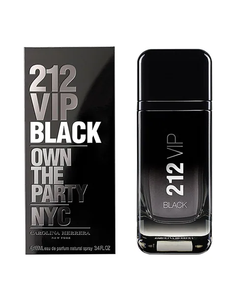 CAROLINA HERRERA 212 VIP BLACK HOMBRE EDP