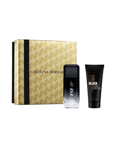 Estuche Carolina Herrera 212 VIP Black 2 Piezas Perfume 100ml + Gel De Ducha 100ML