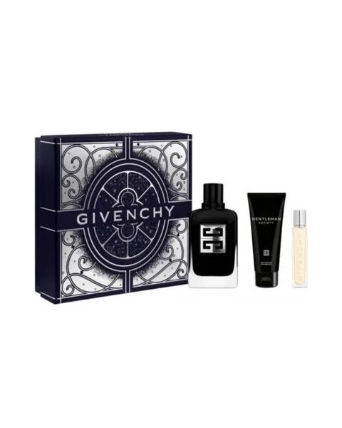 Estuche Givenchy Gentleman Society Hombre EDP 3Pz Perfume 100ml / Mini 12.5ml / Gel De Ducha