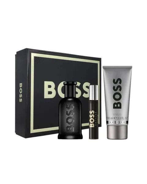 Estuche Hugo Boss Bottled Hombre Parfum 3Pz Perfume 100ml / Perfume Mini / Gel De Ducha