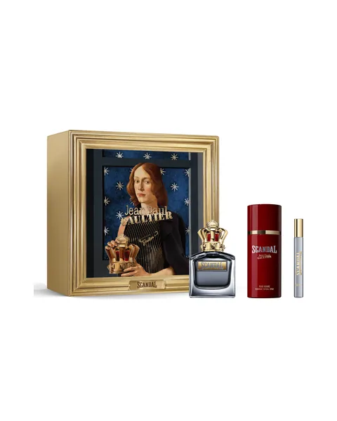 Estuche Jean Paul Gaultier Scandal Hombre EDT 3PZ Perfume 100ml + Mini 10ml + Desodorante
