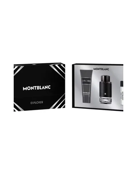 Estuche Montblanc Explorer Hombre EDP 3pz Perfume 100ml/Mini 7.5/Shower gel 100ml
