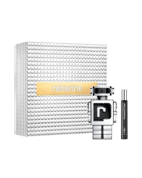 Estuche Paco Rabanne Phantom Hombre EDT 2Pz Perfume 100ml / Perfume Mini 10ml
