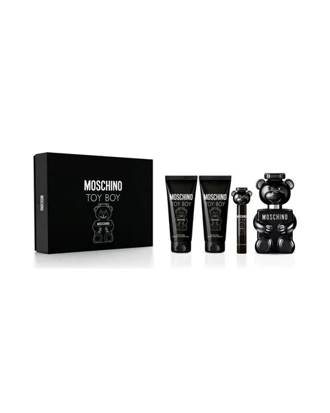 Estuche Moschino Toy Boy Hombre EDP 4Pz Perfume / Perfume Mini / Gel De Ducha / Afther Shave