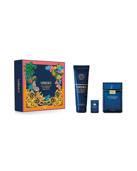 Estuche Versace EAU Fraiche Extreme Hombre 3PZ Perfume 100ml / Mini 10ml / Shower Gel