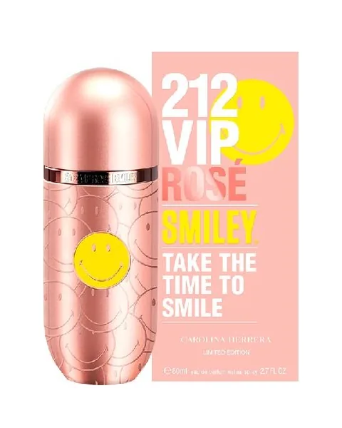 CAROLINA HERRERA 212 VIP ROSE SMILEY MUJER EDP 80ML