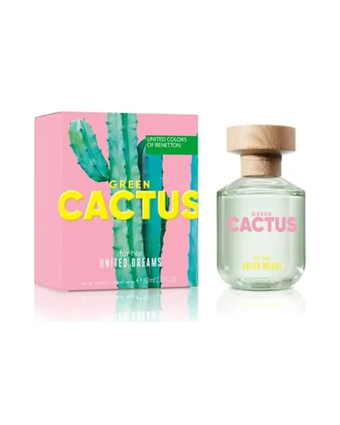 BENETTON GREEN CACTUS FOR HER MUJER EDT 80ML
