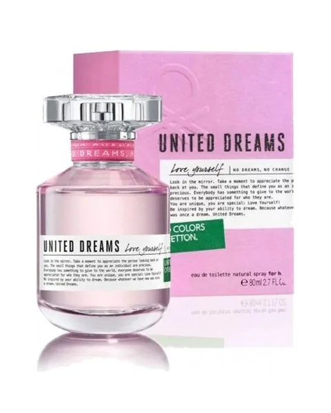 BENETTON UNITED DREAMS LOVE YOURSELF MUJER EDT 80ML