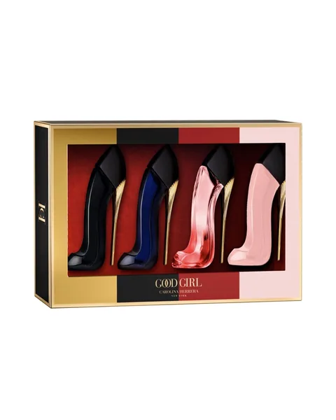 Estuche Carolina Herrera Miniatura Mujer EDP 4Pz GG TRAD 7ml / GG BLUSH 7ml / GG BLUSH ELIXIR 7ml / GG VERY 7ml