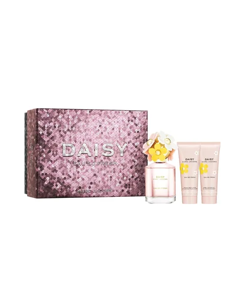 Estuche Marc Jacobs Daisy Eau So Fresh Mujer EDP 3Pz Perfume 125ml / Gel De Ducha / Crema Corporal