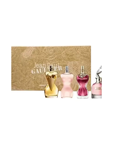 Estuche Jean Paul Gaultier Miniatura Mujer 4Pz Scandal 6ml/Divine 6ml/ Classique 6 ml/ La belle 6ml