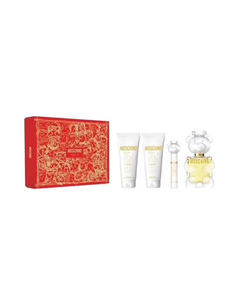 Estuche Moschino Toy 2 Mujer EDP 4Pz Perfume / Perfume Mini 10ml / Crema Corporal / Gel De Ducha