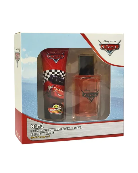 Estuche Disney Cars 3 en 1 Niño EDT 2Pz Perfume 50ml/Shampoo 50ml